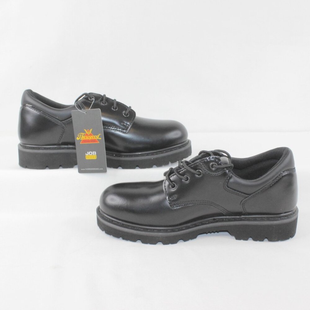 Thorogood Job-Fitted #804-6449 Leather Academy Oxford Safety Shoes M 9 W 11 New